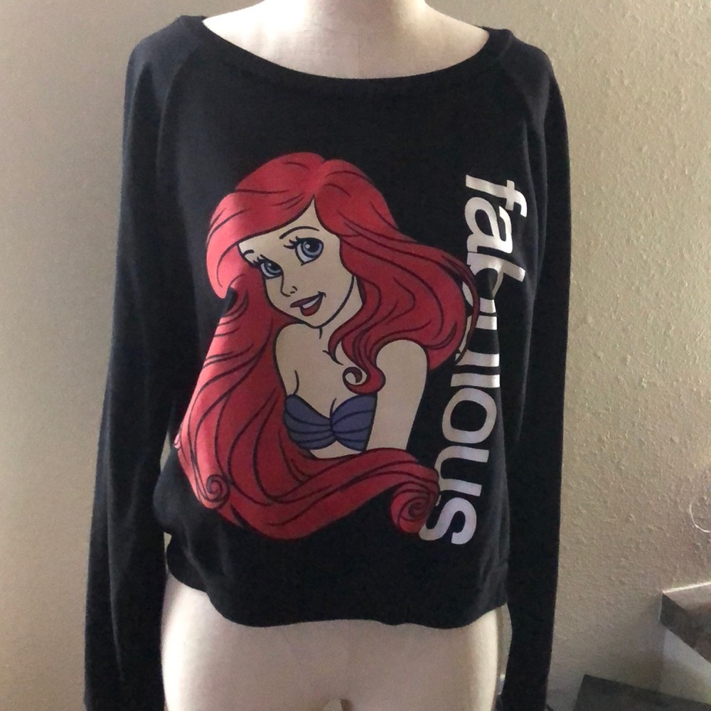 Disney Ariel crop sweater